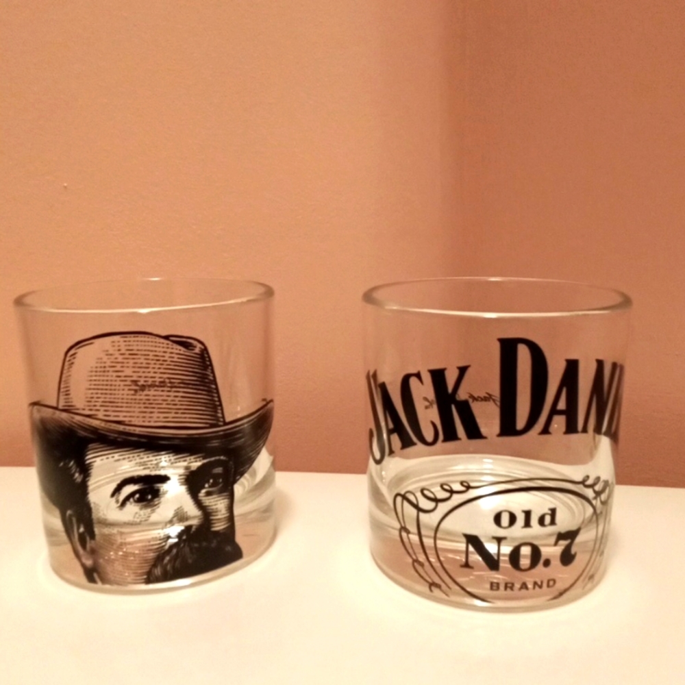 Jack Daniels Set of two Rock Glasses